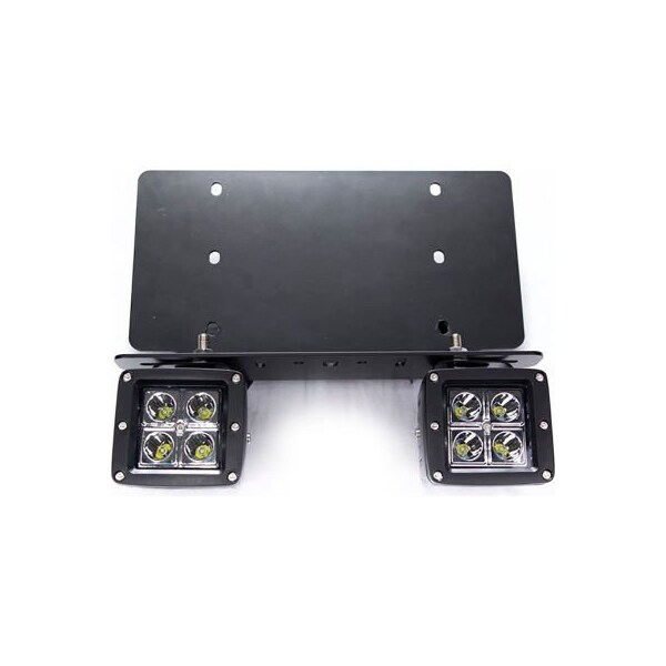 Carjamz Race Sport US License Plate Bracket w/ 2 Street Series 3x3 LED Cubes, 2800 LUX RSNRL62-2 - main